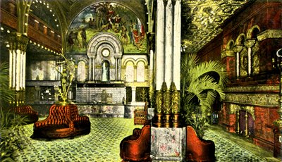 Großes Foyer, Hotel Netherland, New York City, USA von Unbekannter Künstler