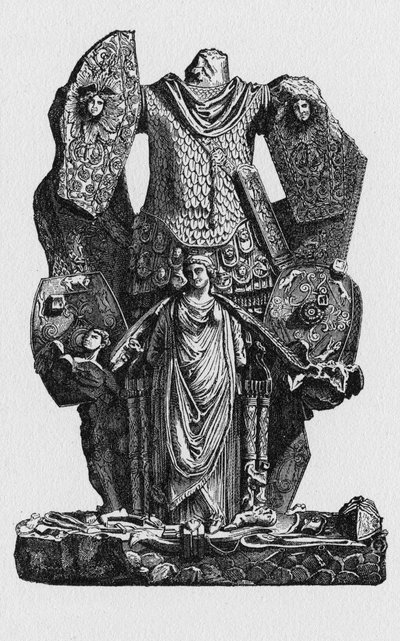 Geschichte des antiken Rom. Rom-Stiche von 1872 von Unbekannt