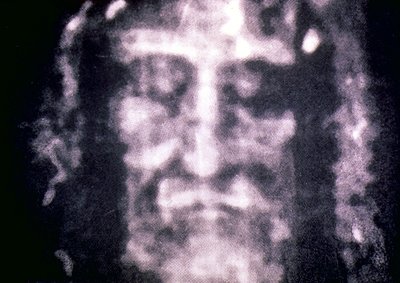 Heiliges Grabtuch von Turin, Christusgesicht von Unbekannter Künstler