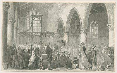 Innenraum der Trentham Kirche von Unbekannt