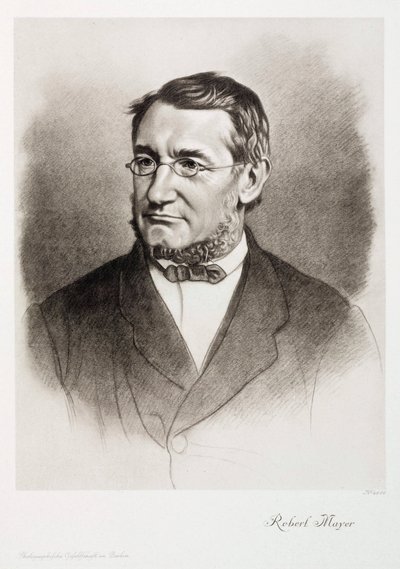 Julius Robert von Mayer, deutscher Physiker, ca. 1870er von Unbekannt