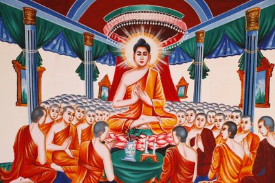 Leben des Buddha, Siem Reap, Kambodscha von Unbekannt