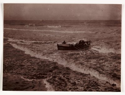 Rettungsboot, ca. 1885 von Unbekannt