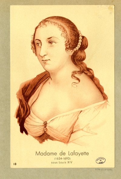 Madame de Lafayette von Unbekannter Künstler