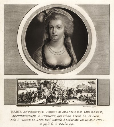 Marie Antoinette, letzte Königin von Frankreich von Unbekannt