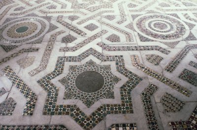 Mosaikboden in der Kathedrale von Monreale, Sizilien von Unbekannt