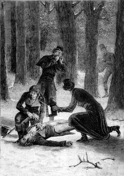 Mord an Philippe Lebon (1769-1804), Erfinder im Jahr 1804, auf der Straße nach Le Havre von Unbekannt