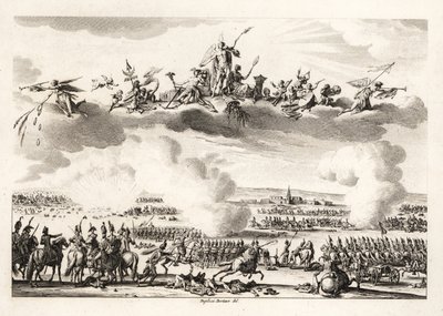 Napoleon Bonaparte, Erster Konsul der Französischen Republik, kommandiert die französische Armee in der Schlacht von Marengo von Unbekannt