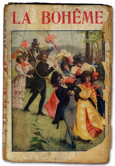 Opernlibretto von La Bohème von Giacomo Puccini. 1896 (Druck) von Unbekannter Künstler