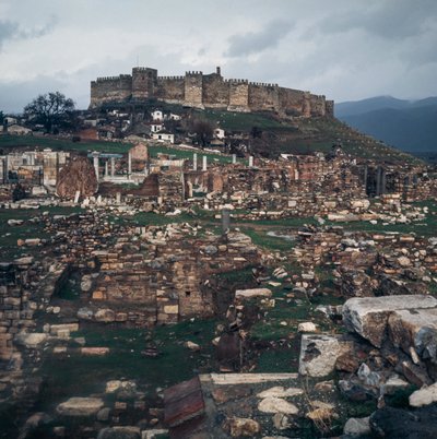 Osmanische Burg von Ayasuluk, Selcuk, Provinz Izmir, Türkei von Benjamin Baud