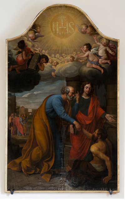 Pfarrkirche (Nederbrakel, Parochiekerk Sint-Pieter-in-de-Banden). Innenansicht. von Unbekannter Künstler