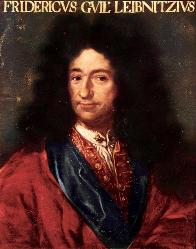 Porträt des deutschen Philosophen Gottfried Wilhelm Leibniz von Unbekannt