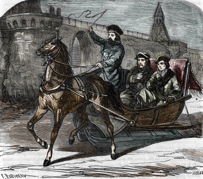 Porträt des Ritters von Eon in Russland, Juni 1756 von Alec Hunter