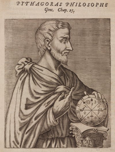 Pythagoras, griechischer Philosoph und Mathematiker, 6. Jahrhundert v. Chr. von Unbekannt