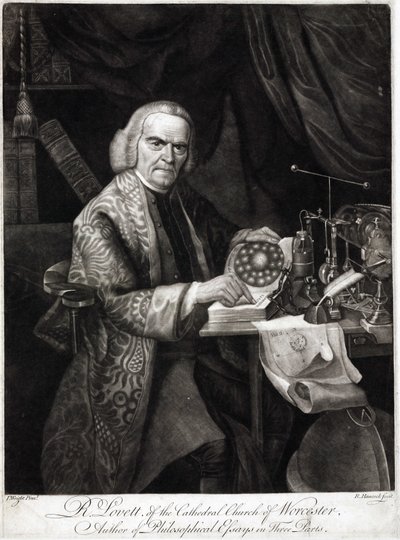Richard Lovett, britischer Physiker, ca. 1750-1780 von Unbekannt