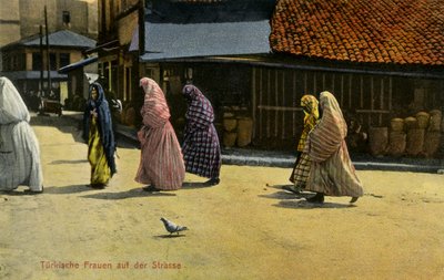 Sarajevo - verschleierte türkische Frauen von Unbekannter Künstler