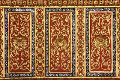 Skulptur. Marmortempel. Wat Benchamabophit Dusitvanaram Ratchaworawiharn. 1899. Bangkok. Thailand von Unbekannt