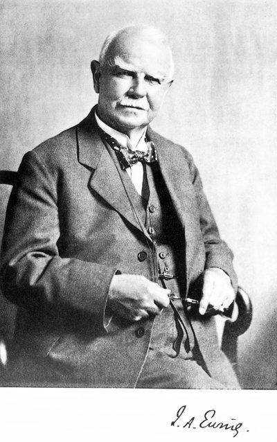 Sir James Alfred Ewing, Ingenieur und Physiker (um 1920er) von Unbekannt