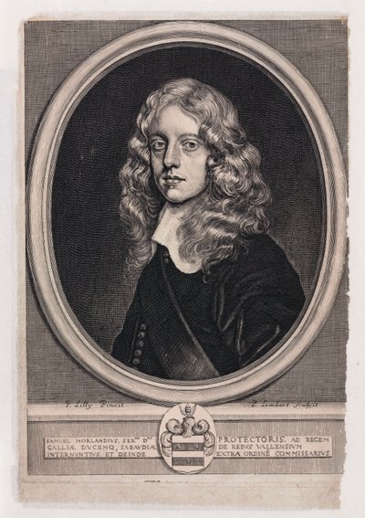 Sir Samuel Morland, englischer Diplomat, Mathematiker und Erfinder, ca. 1660 von Unbekannt