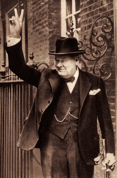 Sir Winston Churchill von Unbekannter Künstler