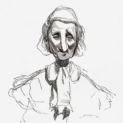 Strasbourgeoise, nach einem Werk von Gustave Doré, Illustration aus 