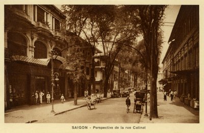 Straßenansicht von Saigon von Unbekannter Künstler