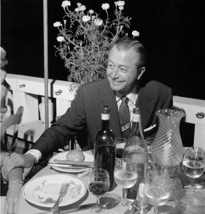 Der Schauspieler und Regisseur Robert Young in Venedig Lido - 1954 von Unbekannt