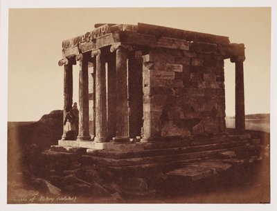 Tempel des Sieges, Athen, ca. 1849 von Unbekannt