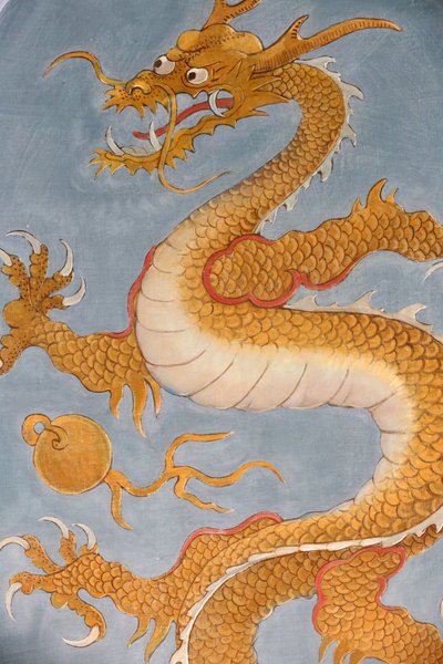 Das Ariana. Schweizer Museum für Keramik und Glas. Chinesischer Drache, Genf, Schweiz von Unbekannt