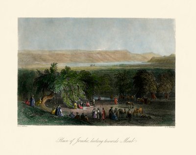 Das Heilige Land - Ebene von Jericho - Bibel von Unbekannter Künstler