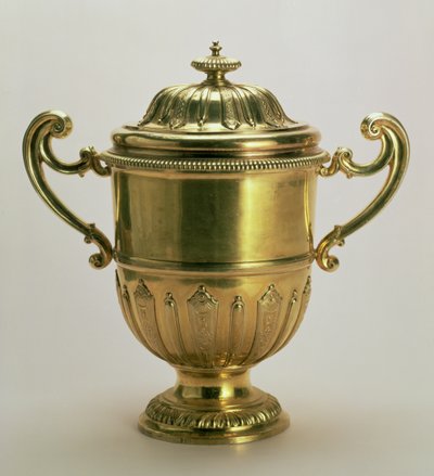 Zweihandbecher mit Deckel, von Jacob Margas (1687-ca. 1725), London von Unbekannt