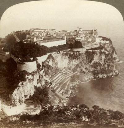 Monte Carlos Hauptstadt, Monaco - Im kleinsten Fürstentum der Erde, 1899 von Underwood and Underwood
