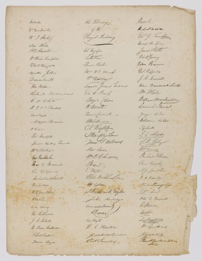 Die Bibliothek der Königlichen Akademie (Seite aus Buch) von Unidentified (European)