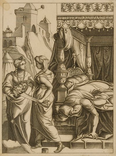 Judith und Magd mit dem Kopf des Holofernes von Unidentified
