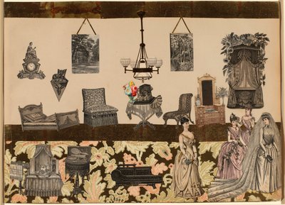 Ohne Titel (Viktorianische Collage) von Unidentified