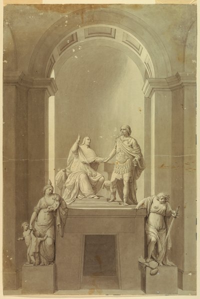 Ein Grabdenkmal für Henry Kardinal York (1725-1807) und Charles Edward Stuart, den „Jungen Prätendenten“ (1720-1788) von Unknown