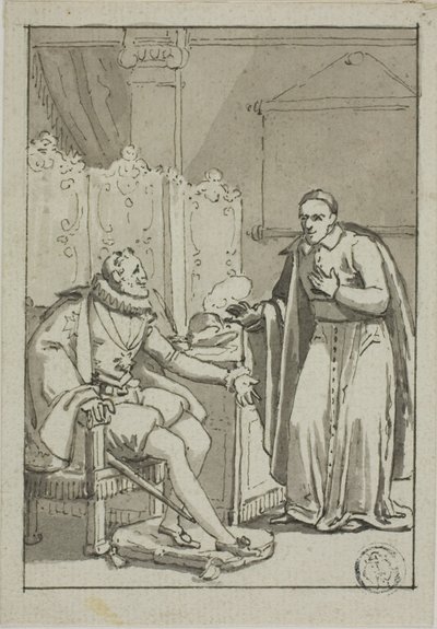 Audienz des Kardinals mit Heinrich IV. von Unknown