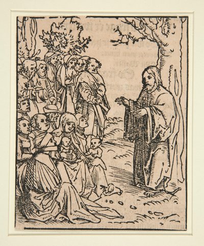 Christus predigt von Unknown