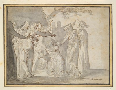 Christus und die Kanaaniterin (?) von Unknown