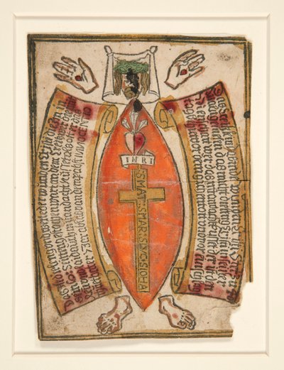 Das Maß der Seitenwunde und der Leib Christi, ein Ablass von Unknown