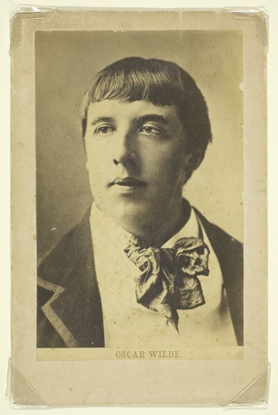 Ohne Titel (Porträt von Oscar Wilde als junger Mann) von Unknown