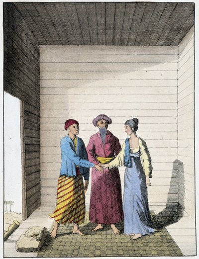 Eine Hochzeit in Sumatra von Unknown artist