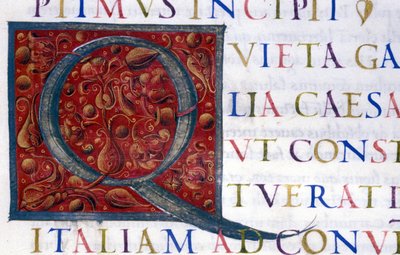 Alphabet: miniaturisierter Buchstabe Q von Unknown artist