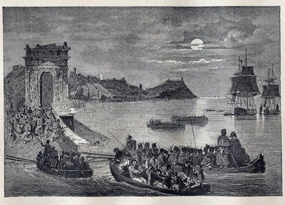 Ancona - Ancona-Expedition nach Italien, gestartet von Louis Philippe I. in der Nacht vom 22. auf den 23. Februar von Unknown artist