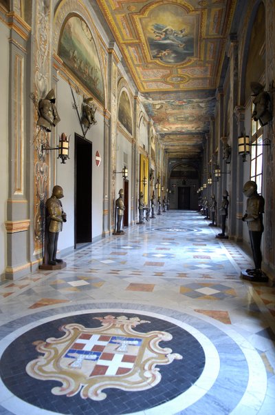 Architektur: Ansicht des Palastes der Großmeister des Malteserordens in Valletta (La Valletta), Malta (Foto) von Unknown artist