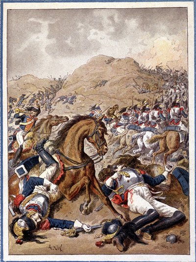 Schlacht von Moskowa (auch Schlacht von Borodino), 7. September 1812. von Unknown Artist
