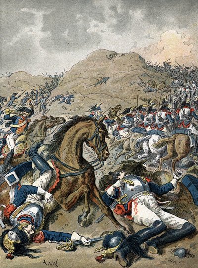 Schlacht von Moskau (auch Schlacht von Borodino), Eroberung der Redoute von Unknown Artist