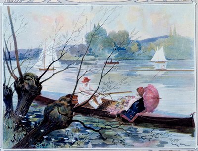 Bootsspaziergang von Unknown Artist