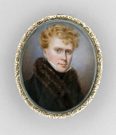 Brosche mit Porträt eines Mannes von Unknown artist