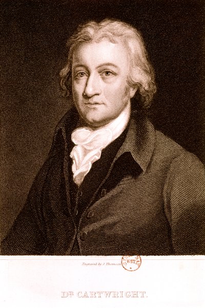 CARTWRIGHT Edmund, englischer Erfinder. Porträt (Radierung) von Unknown Artist